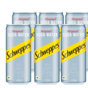 Schweppes Soda water 300ml x 6 cans