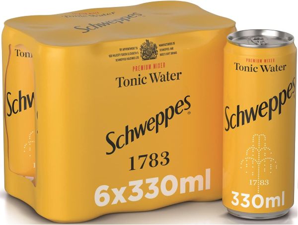Schweppes Tonic Water 300ml x 6 cans - Image 2