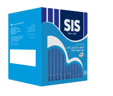 SIS White Sugar Sticks 350g 70 Individual Sticks per Box