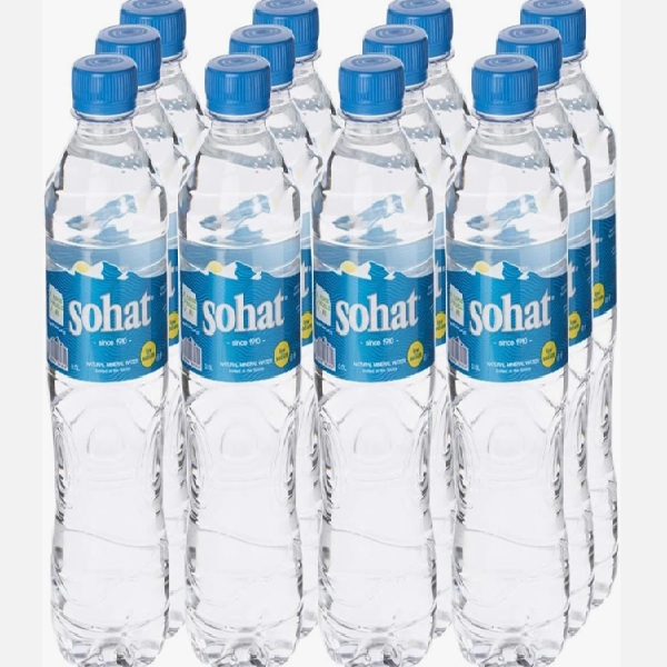 Sohat Natural Still Water 500ml x 12 plastic bottles