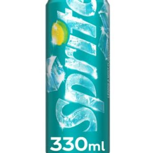 Sprite Regular Lemon & Mint Flavored Soft Drink 330ml, pack of 6 cans