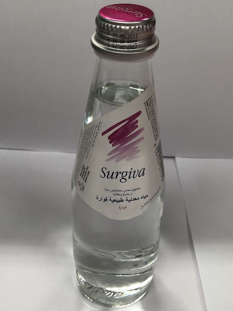 Surgiva Sparkling Water 250 ml x 24 glass bottles - Image 2