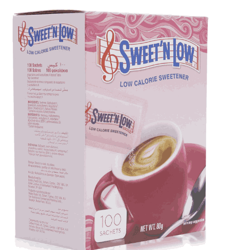Sweet N Low Calorie Sweetener,100 Sachets - Image 2