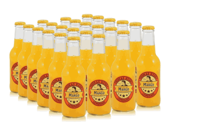 Thomas Henry Mystic Mango Drink 200 ml x 24 Glass Bottles