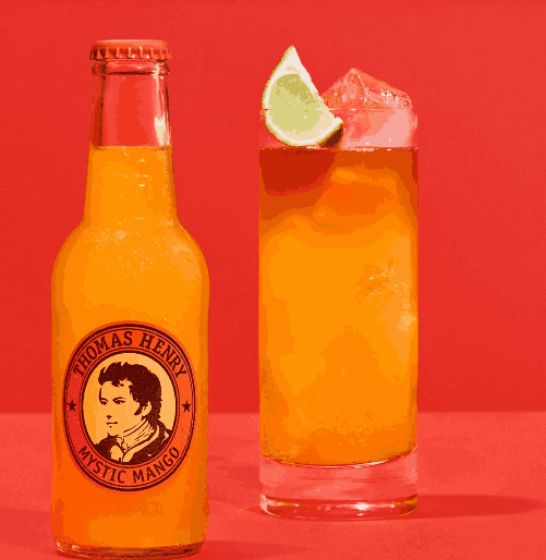 Thomas Henry Mystic Mango Drink 200 ml x 24 Glass Bottles - Image 3