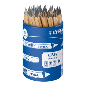 Lyra Half Length Graphite Pencils Tub 36pk