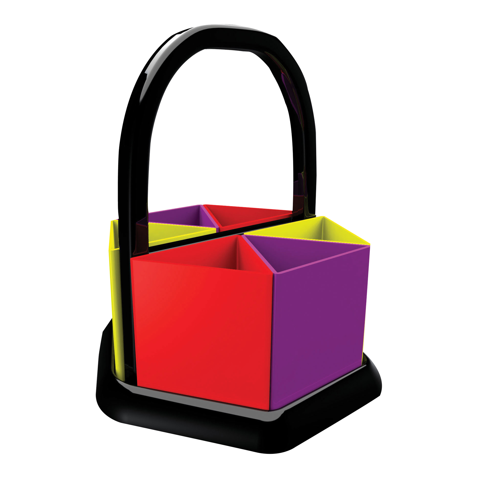 TTS Handi Holder Stationery Storage Portable Unit Multicoloured