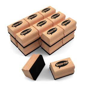 TTS Small Wooden Board Erasers 30pk