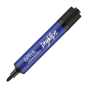 Berol Drywipe Markers Bullet Tip Black 48pk