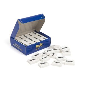 Helix White Erasers 60pk