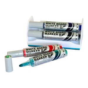Pentel Maxiflo Whiteboard Marker & Magnetic Eraser Set Med