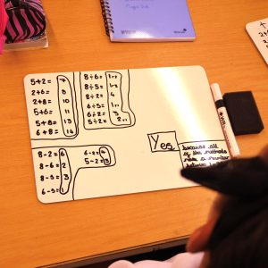 TTS A4 Double Sided Whiteboards Gridded/Lined 30pk