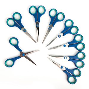 TTS Fabric Scissors 6'' Blade 8pk