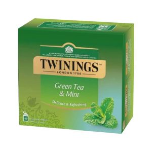 Twinings Green Tea and Mint 50 Individually wrapped Tea Bags