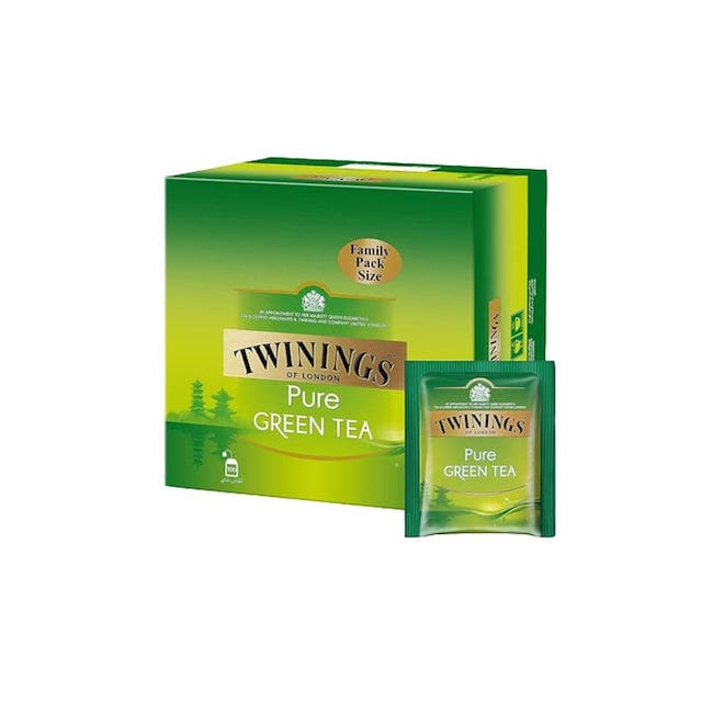 Twinings Pure Green Tea 100 Tea Bags individually wrapped