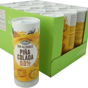 Twisst Non Alcoholic Piña Colada Ready To Drink 240ml x 12 Pack