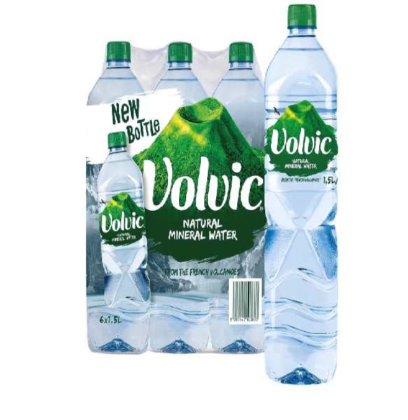 Volvic Natural Still Water 1.5L x 6 plastic bottles