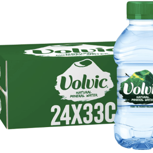 Volvic Natural Still Water 330ml x 24 plastic bottles