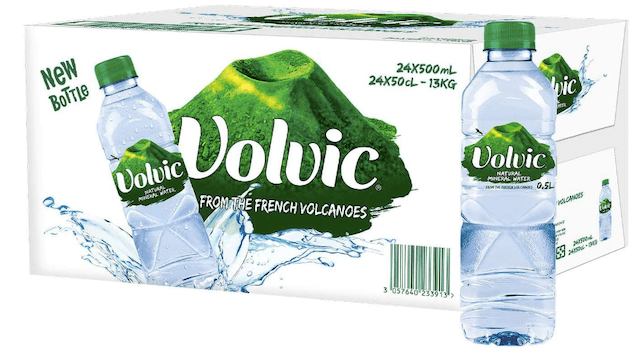 Volvic Natural Still Water 500ml x 24 plastic bottles