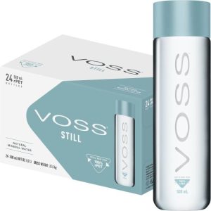 Voss Artesian Natural Mineral Water 500 ml x 24 Plastic Bottles