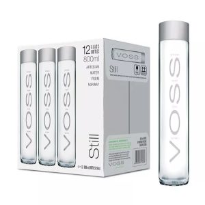Voss Artesian Still Water 800 ml x 12 glass bottles