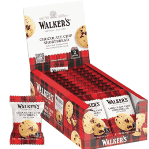 Walkers All Butter Chocolate Chip Shortbread 40g, Box of 20 packs